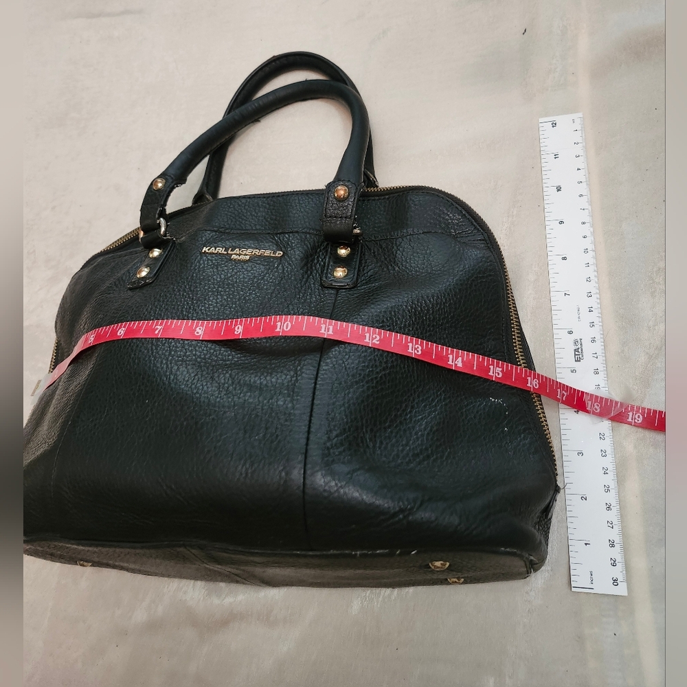 Karl Lagerfeld Black Satchel - Picture 13 of 13